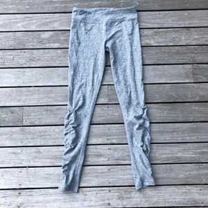 IVVIVA GREY CINCHED LEGGINGS